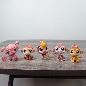 Vintage‎ LPS Littlest Pet Shop Monkey Lot Including Baboon Collectible Y2K